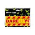 thumbnail image 1 of Naiovety Decoración de Halloween, pegatina de línea de advertencia, banda de letras, cinturón protector luminoso, cinturones de aislamiento Kits de decoración para fiestas rojo amarillo Naiovety HA070428-01, 1 of 6