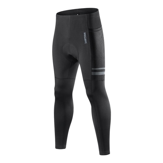 Pantalones cycl para hombres Pantalones de ciclismo para hombre, pantalones de bicicleta con aislamiento térmico, mallas de invierno con forro polar, cálidos y resistentes al viento, dirigidos a cicli
