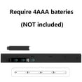 thumbnail image 4 of Wireless Sensor Bar for Wii/Wii U/PC Dolphin Emulator-Black, 4 of 7