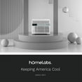 hOmeLabs Window Air Conditioner 12000 BTU Smart Control, Eco Mode