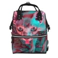 thumbnail image 1 of Easygdp Psychedelic Hairless Cat para Bolsa de Bebé de Gran Capacidad con Múltiples Bolsillos, Bolsa de Pañales para Padres, Bolsa de Viaje Organizada y Elegante, 1 of 6