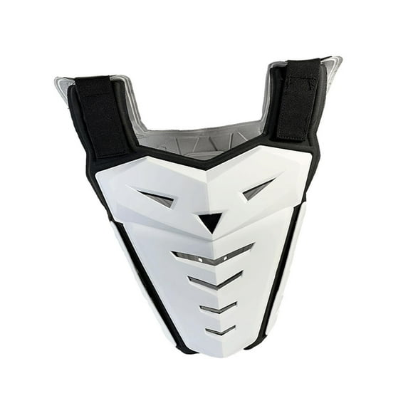 Chaleco protector de pecho para motocicleta, para hombre, ideal para esquiar en moto. Blanco