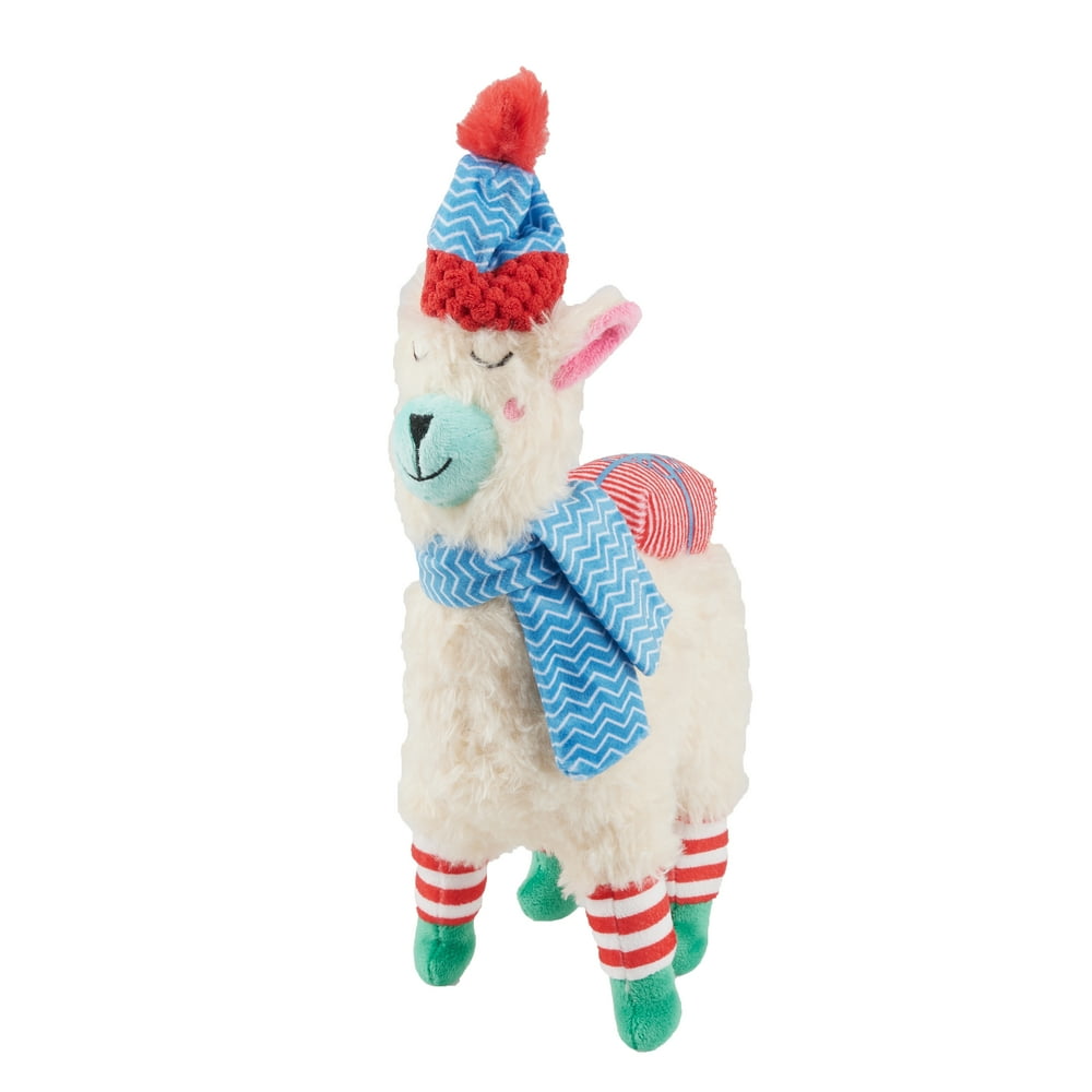 llama toy real fur