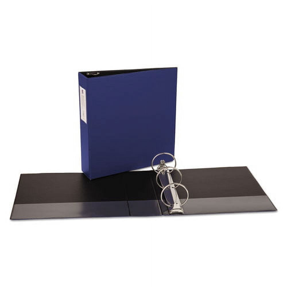 Economy Non-View Binder With Round Rings, 3 Rings, 3" Capacity, 11 X 8.5, Blue, (4600) | Bundle of 5 Each
