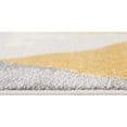 thumbnail image 5 of 2â€™ x 15â€™ Yellow Triangular Lattice Runner Rug, 5 of 8