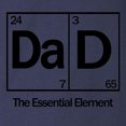 thumbnail image 3 of CafePress - Dad: The Essential Element Long Sleeve T Shirt - Long Sleeve Dark T-Shirt, 3 of 3