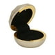 thumbnail image 1 of Caja para anillos, forma redonda, exhibición de joyas, caja de almacenamiento de regalo, organizador con luz LED para propuesta, compromiso, boda, dorado, 1 of 10