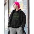 thumbnail image 2 of Abstract Space Rave Style Hoodie Women -Image by Shutterstock, Female 3X-Large, 2 of 4