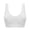 White, variant on Women Seamless Full Coverage Bra Wireless Push Up Bralette Pullover Workout Sports Bra for Yoga Running Daily Wear