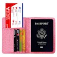 thumbnail image 4 of TIMIFIS Card Wallet Small Wallet Bright Surface Antimagnetic Certificate Card Bag Passport Package -, 4 of 5