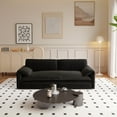 thumbnail image 6 of 66" Queen Pull Out Sofa Bed, 3-in-1 Convertible Sleeper Loveseat with Side Storage, Soft Velvet Multi-Functional Sofa Bed for Living Room, Bedroom, Apartment, Office, 6 of 16