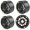 R1013, variant on Rhino Carbon Fiber Aluminum 2.2" Pro LightWeight RC Car Crawler Wheel MOA Shafty