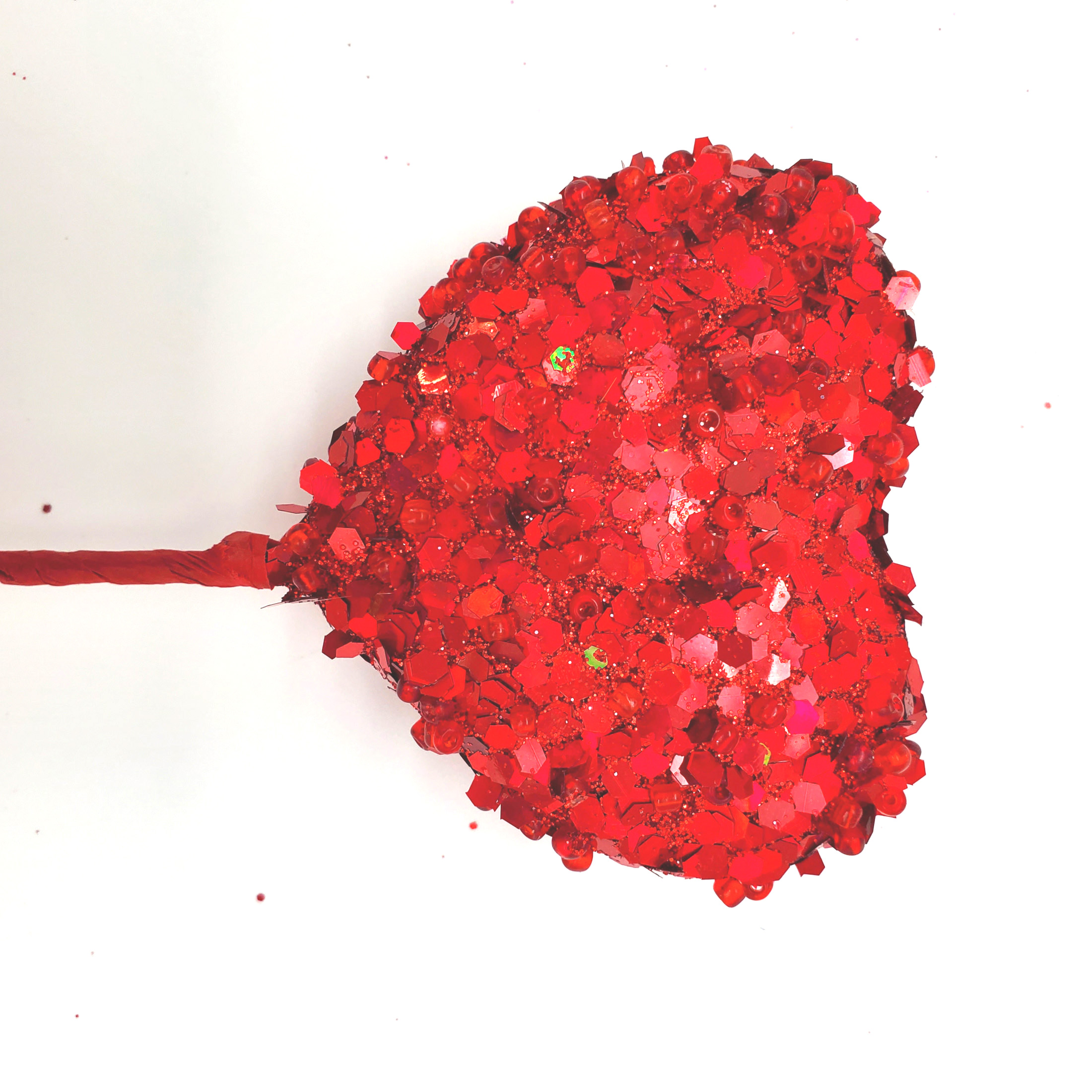 Way To Celebrate Valentine's Day Foam Ombre Fancy Heart Pick, Red & Pink, 12" Tall Decoration Pick