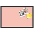 thumbnail image 2 of PinPix 28x18 Custom Cork Bulletin Board Pink Pastel Poster Board Has a Fabric Style Canvas Finish, Framed in Pink Pastel, by ArtToFrames (PinPix-1813), 2 of 5
