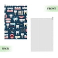 thumbnail image 2 of Kdxio Dental Pattern Golf Towel (24" X 16") with Carabiner Clip - The Convenient Golf Cleaning Towel, 2 of 8