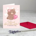thumbnail image 2 of Valentines Day Card Granddaughter Bear Greeting Card - 5.3x8 - Made in the USA, 2 of 4