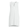 thumbnail image 5 of Time and Tru Women's Sleeveless Double Cloth Dress, 5 of 5