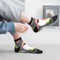 thumbnail image 2 of Pofeuu Summer Gnome 1 Print 30cm Socks, Adult Running Hiking Socks for Youth and Adult, 2 of 7
