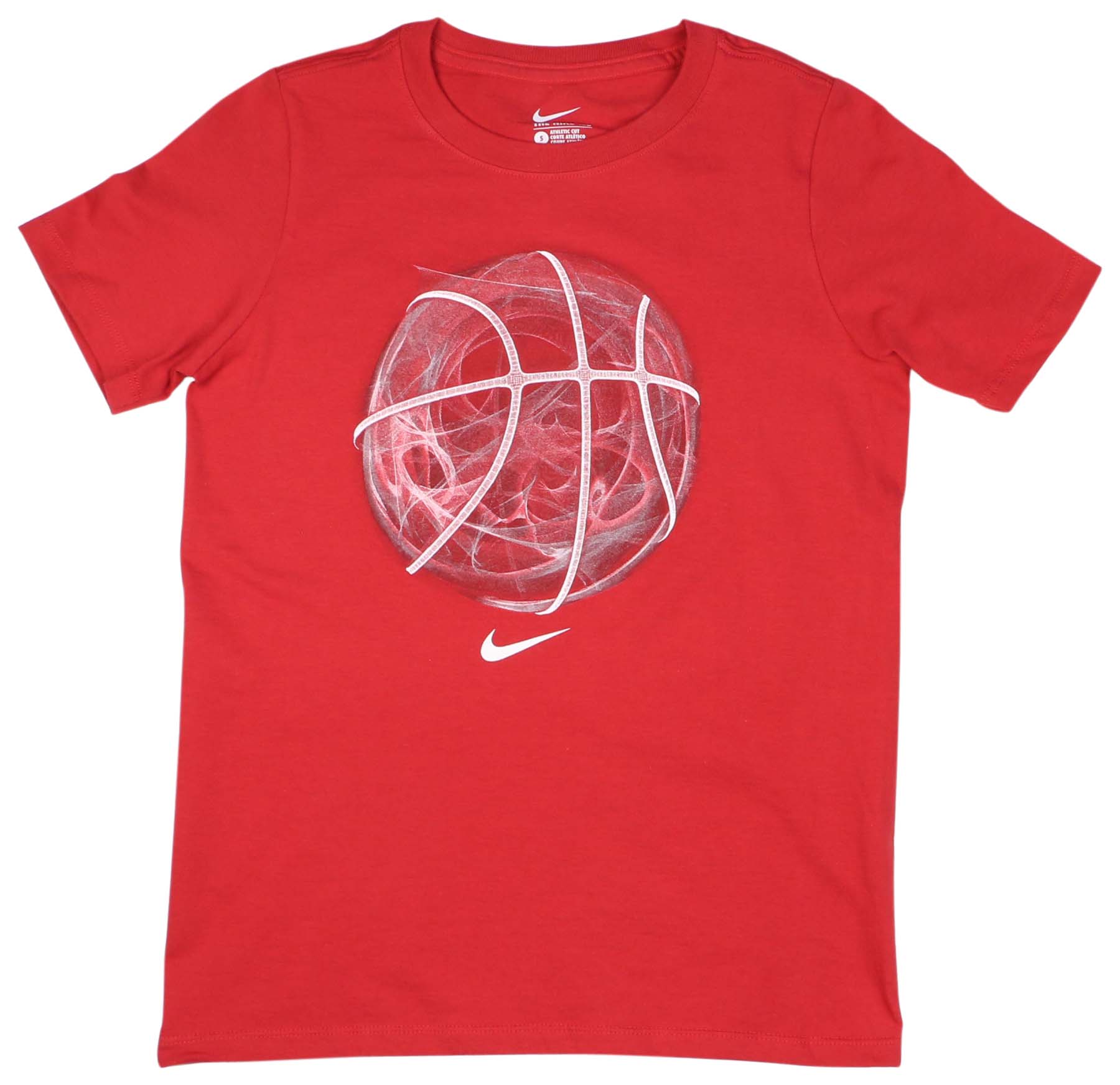 varsity red graphic tee