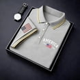 thumbnail image 2 of RMGVDSD Mens Polo Shirts 4th of July Patriotic Shirt Short Sleeve Casual Collared Shirt 250th Anniversary USA Shirts Graphic Print Independence Day Tops Lightweight Golf Shirt, 2 of 3