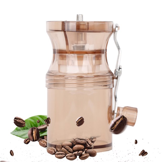 Molinillo de café Manual molinillo de café portátil de mano molinillo de café de cerámica rebabas de cerámica ajustables acero inoxidable