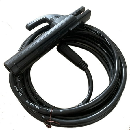 

Chamat 5M Welding Accessories for Welding Electrode Holder 200Amp Manual MMA Arc Welding 10-25mm Connector and Lead Cable