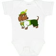 thumbnail image 3 of Inktastic Cute Brown Dachshund in Traditional German Wear Boys or Girls Baby Bodysuit, 3 of 5