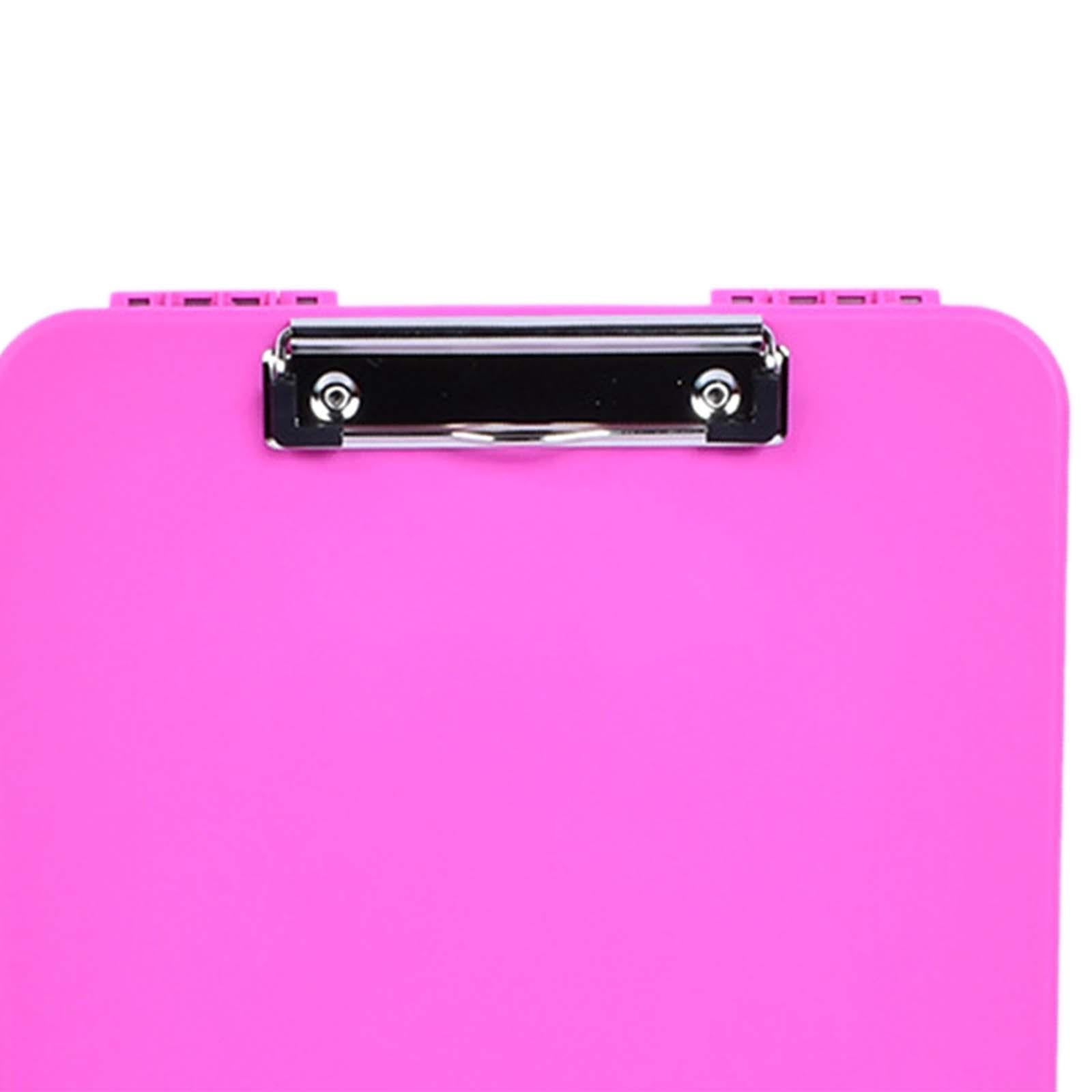 Colaxi Clipboard with Storage Document Case A4 Binder for Restaurant School Red