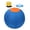 Blue, variant on Herding Ball for Dogs Calming Ball with Cover Handle Inflatable Training Ball for Large Breeds Small Medium Dogs Active Play Exercise