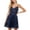 Navy, variant on City Studio Womens Juniors Sequined Embroidered Fit & Flare Dress