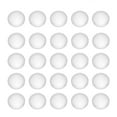 thumbnail image 2 of 50 Pcs Patchs en Verre Rond 20MM pour Fabrication de Bijoux (Blanc), 2 of 9