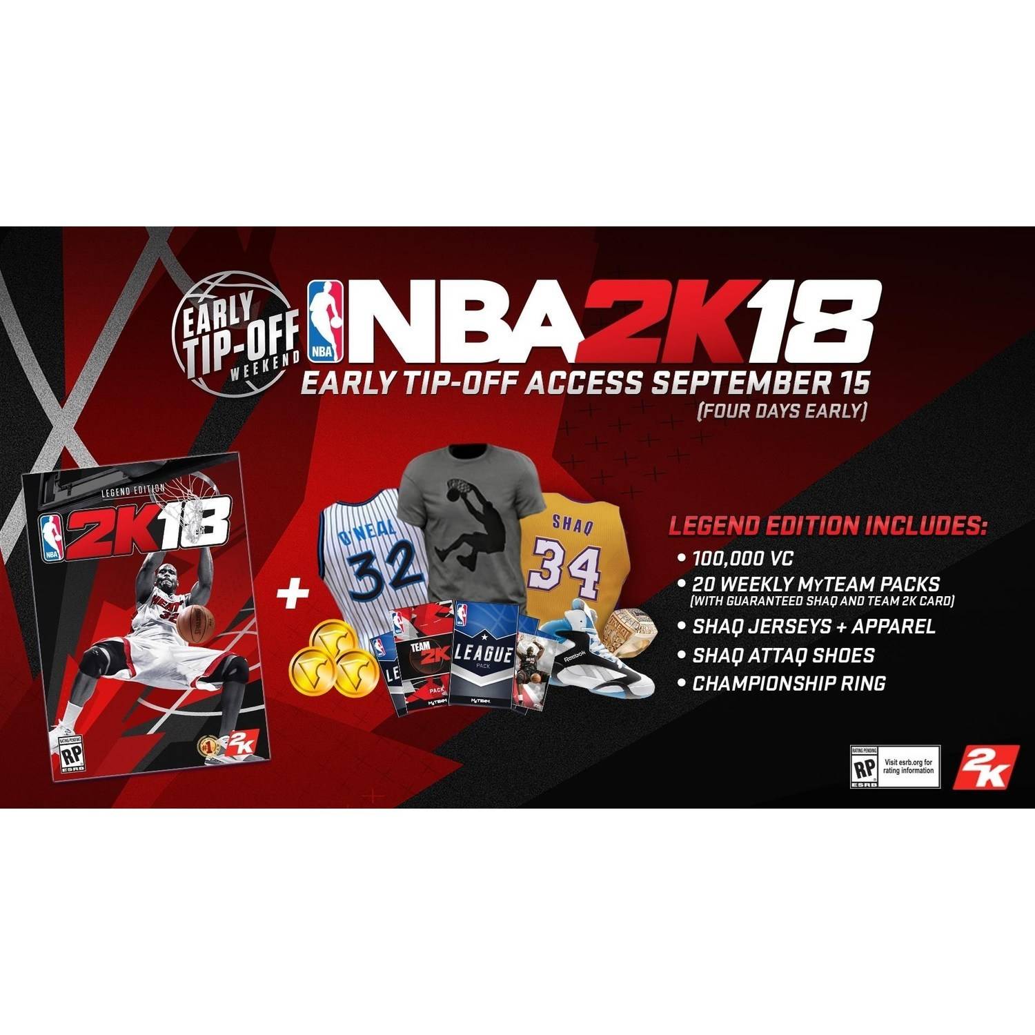NBA 2K18 Legend Edition, 2K, PlayStation 4, 710425479120 - image 2 of 6