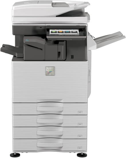 Sharp MX-3570N A3/A4 Color Laser Multifunction Printer – 35 ppm, Copy, Print, Scan, Auto Duplex, Network, Wireless, 2×550-Sheet Drawers