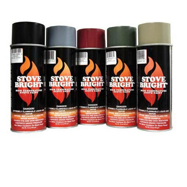 Forrest Paint 6319 1200 Wood Stove High Temp Paint Mojave Red