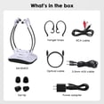 thumbnail image 4 of SIMOLIO Dual Wireless Headphones for TV Watching with Spare Battery for Seniors, Tone and Balance Control, Ambient Sound Listener, By-pass, 164 ft Range, No Audio Delay, SM-824D2, 4 of 9