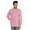 Light Pink, variant on Inkmeso Men's Cotton Long Sleeve T-shirt Basic Crew Neck Shirt