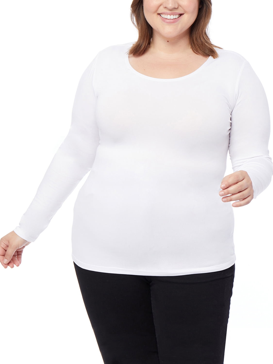 Womens Ladies Thermal Long Sleeve Top Vest Under Garment Base Layer Size 8-18