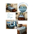 thumbnail image 5 of DESIGN STUDIO Ocean Stripe Blue 3-Piece Cotton Quilt Bedding Set, Full/Queen, 5 of 7
