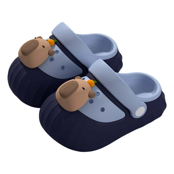 Boys Girls Children's Flip Flops Breathable Beach Shoes Casual Boys Sandals Light Blue 17