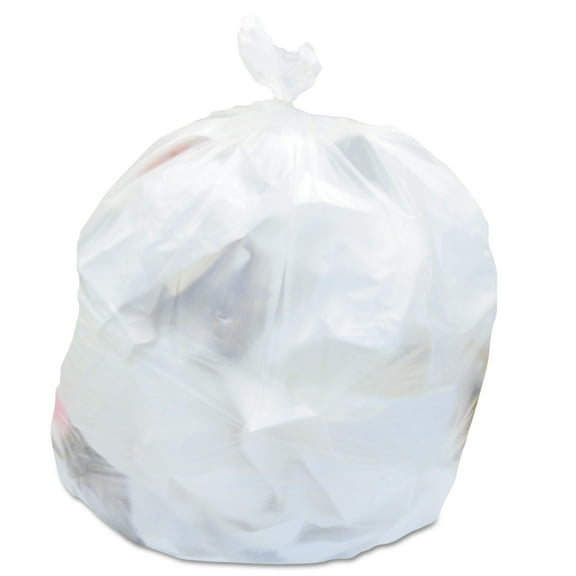 Heritage High-Density Coreless Trash Bags, 16 gal, 6 mic, 24 x 31, Natural, 1000/Carton