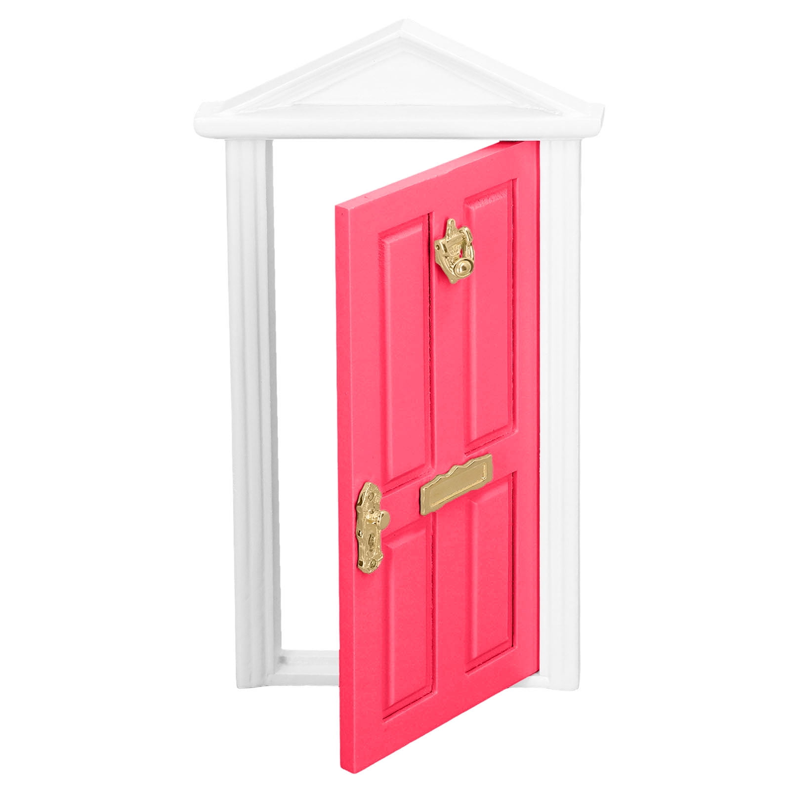 Bright Color Mini Wooden Door Smoother Edge Vivid Detail Birch Material