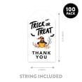 thumbnail image 5 of Koyal Wholesale 100-Pk Trick or Treat Pumpkin Halloween Gift Tags With String, Favor Bag Tags Decor 2 x 3.75 inch, 5 of 5