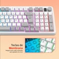 thumbnail image 3 of Kit Teclado y Mouse Gamer BALAM RUSH SQUAD CONQUEST PRO KG525 Inalambrico USB 2.4 GHz + BT 5.0 Tamaño 85% 7200dpi RGB, 3 of 5