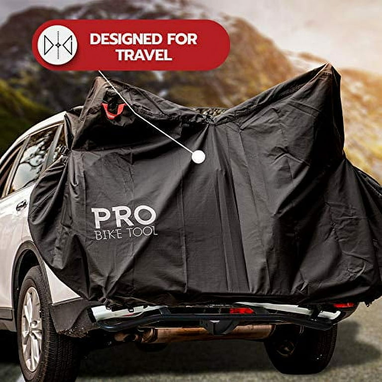 Bike storage cover clearance