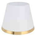 thumbnail image 3 of European Style Fabric Lamp Shade Clip on Installation Durable Iron and PVC Lampshade for Bedroom Hotel, 3 of 8