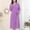 Purple, variant on YHAJDS Winter Casual Pajama Suits For Women,Sleepwear For Women Pajama Set Home Wear Solid Color Cotton Terry Cloth Hooded Long Sleeve Robe With Pockets Quick Dry