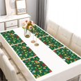 thumbnail image 2 of Green Christmas Santa and Snowman Pattern Summer Placemats Table Placemats Set Of 6-Linen Kitchen Washable Placemats Table Mats 11.8"x17.7" Non-Slip Heat Resistant, 2 of 5