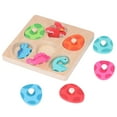 thumbnail image 2 of Bloques De Dinosaurios De Madera Regalo Perfecto Para Promover La Memoria Bloques De Dinosaurios Clasificación Percepción De La Forma Del Juguete Para Niños De Más De 3 Años ANGGREK Juguetes, 2 of 8