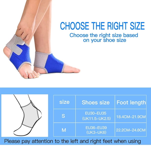 Paire De Bandages De Cheville Enfant – Ajustables, élastiques, Respirants, Pour Foot, Basket, Vélo, Danse (rose, Taille M)