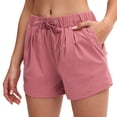 thumbnail image 1 of Pantalones cortos deportivos de traje de yoga para mujer Pantalones cortos holgados de moda para yoga, correr y fitness para mujer, 1 of 6
